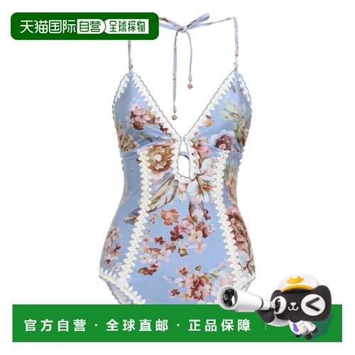1h可退 香港直邮ZIMMERMANN 女士泳装 5768WRS261CFLR SS2026 花