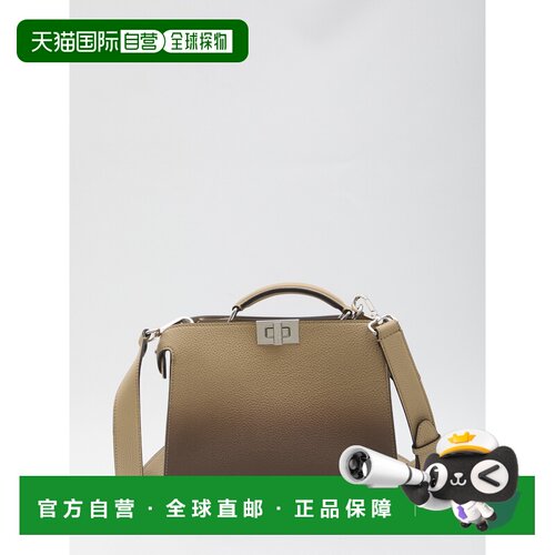 香港直邮FENDI 女士斜挎包 7VA530AYEIF1U8J AW2025 棕色 BORSE A