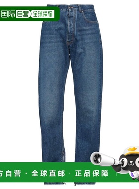 1h可退 香港直邮off-white 男士 直筒裤 blue蓝色 舒适时尚