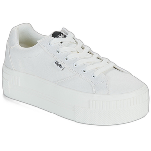 欧洲直邮Buffalo 女士 PAIRED 白色 低帮厚底板鞋