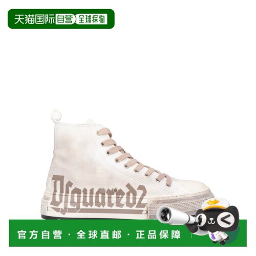 香港直邮Dsquared2 二次方 男士 运动鞋  BEIGE米色男鞋时尚舒适