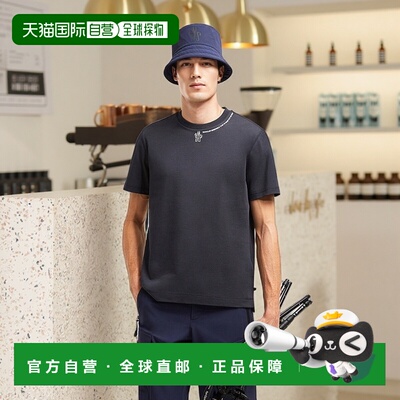 欧洲直邮MONCLER (2025新品) Logo棉质T恤短袖