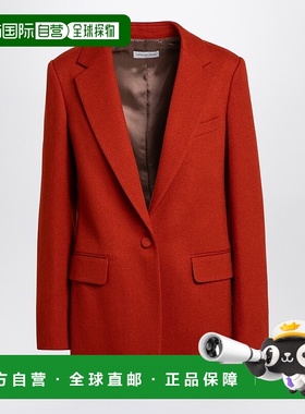 1h可退 香港直邮Dries Van Noten 德赖斯 范诺顿 女士 红色单排扣