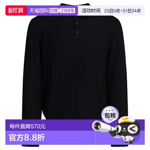 美利奴羊毛Polo衫 男士 M05196453A001BLKB 香港直邮VINCE 1h可退