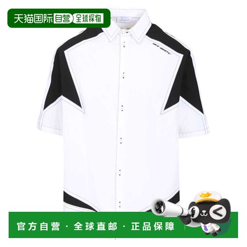 1h可退 香港直邮OFF-WHITE 男士衬衫 OMGG01HS26FAB0011000 SS202