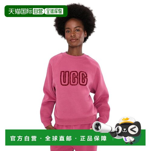 美国直邮Ugg 女士 UGG 徽标水手领卫衣 red红色 舒适时尚