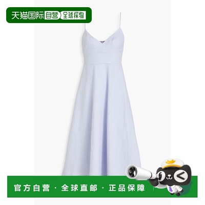 1h可退 香港直邮ZIMMERMANN 女士 亚麻中长连衣裙 0879DF24R