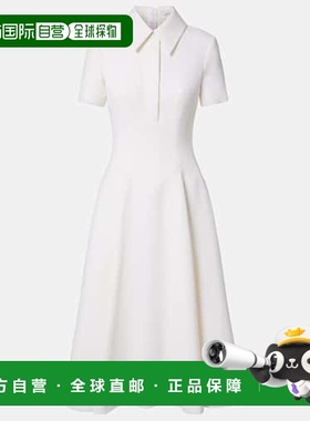 香港直邮EMILIA WICKSTEAD 女士 Jody 褶裥羊毛中长连衣裙