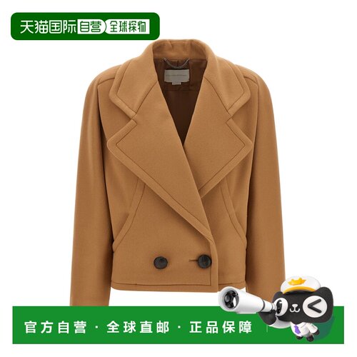 香港直邮Stella Mccartney 斯特拉 麦卡特尼 女士 双排扣大衣 664