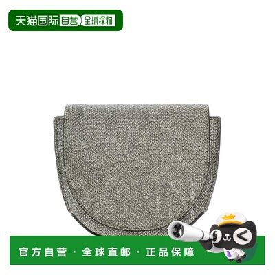 香港直邮GANNI 女士斜挎包 A4606339 SS2023 灰色 Silver polyest