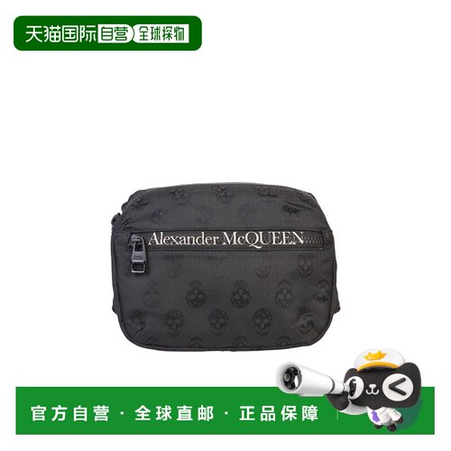 香港直邮alexander mcqueen 男士 单肩包腰包