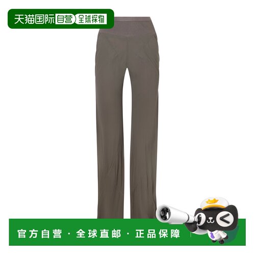 香港直邮RICK OWENS 女士休闲裤 RO01F6301GDB34 SS2026 绿色
