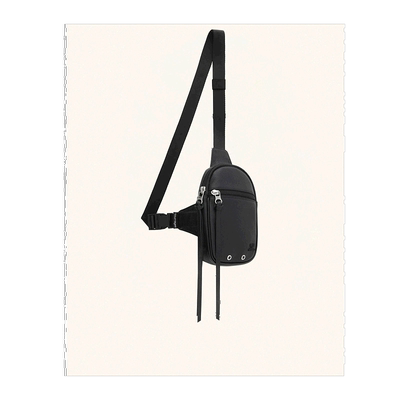 香港直邮Courreges CANVAS 徽标单肩包 斜挎包124GSA093CV0016