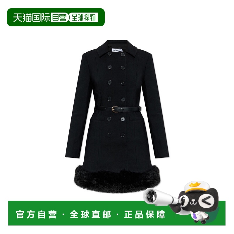 1h可退 欧洲直邮self portrait 女士 连衣裙长袖正式羊毛西装
