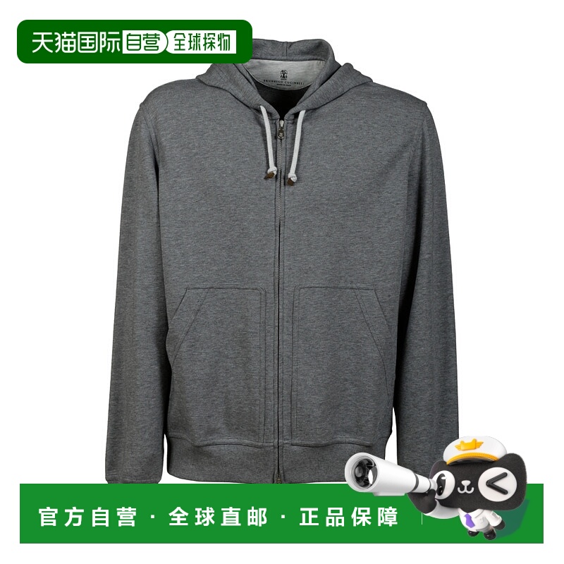 香港直邮Brunello Cucinelli 长袖连帽休闲夹克 M0T359069GC8190