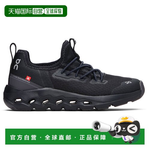 1h可退 香港直邮On昂跑 女童 黑色 Cloudleap 儿童运动鞋童鞋童装