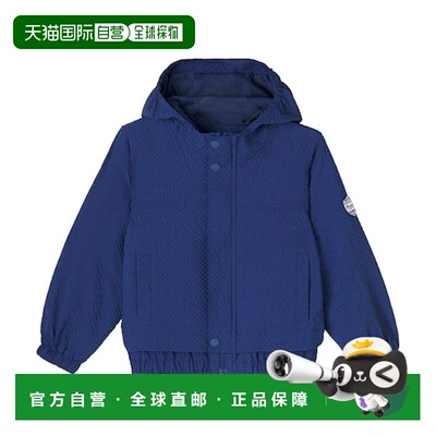 1h可退 香港直邮golden goose 男童 Lenny 格纹贴布夹克童装