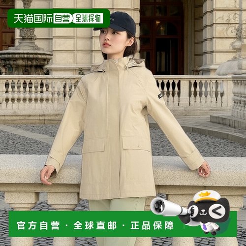 自营欧洲直邮AIGLE艾高 中长款 GORE-TEX 雨衣长袖外套