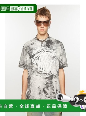 香港直邮Acne Studios 艾克妮 男士 石膏印花T恤 CL0298纯棉