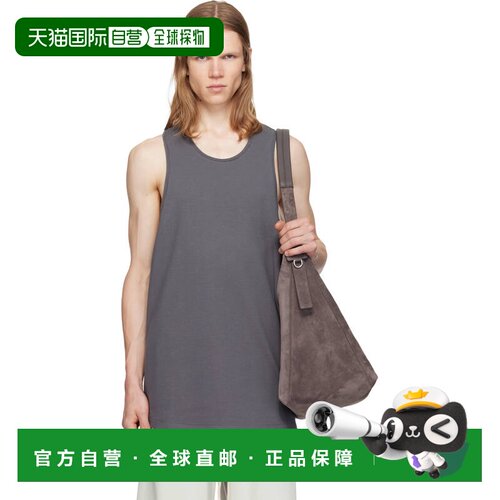 香港直邮essentials fear of god 男士 灰色 Ribbed Essential 背