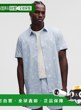 自营1h可退 欧洲直邮LULULEMON露露乐檬 Airing Easy 短袖衬衫