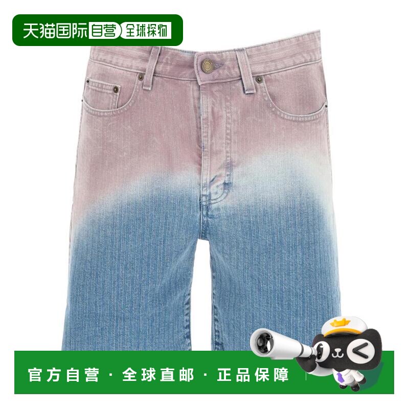 香港直邮男士 棉质渐变色牛仔短裤 24FW休闲裤 【付后1h可退】