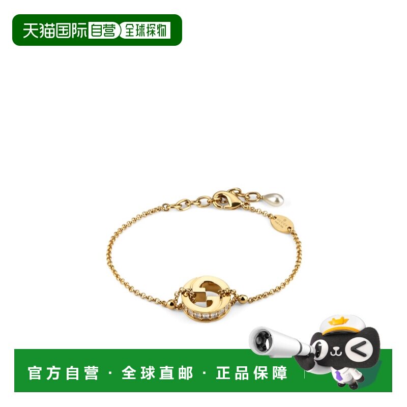 香港直邮Gucci Blondie 串珠手链 837340J9740水晶珍珠