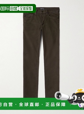 香港直邮Tom Ford 汤姆 福特 男士 Moleskin 修身棉混纺裤子 DPS0