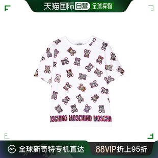 莫斯奇诺 短袖 女童 香港直邮Moschino T恤童装 HAM060LBBD6