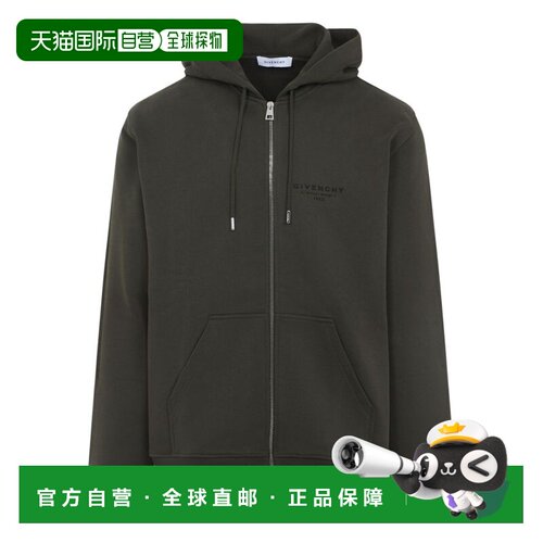 欧洲直邮givenchy/纪梵希 男士 帽衫运动夹克衫