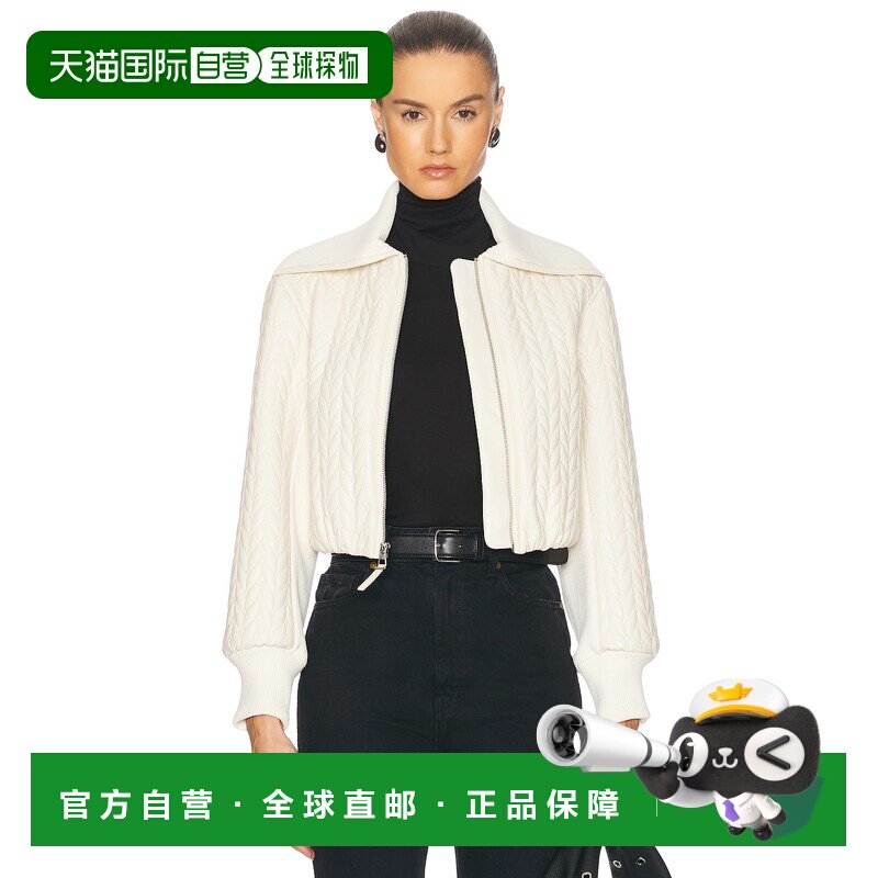 1h可退 美国直邮Simkhai 女士 Palmer 绗缝短款夹克 1256105V