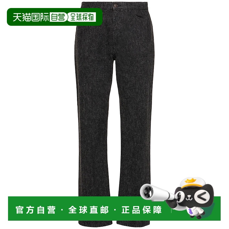 1h可退 香港直邮The Row 男士 Fred棉质牛仔裤 black黑色 舒适时