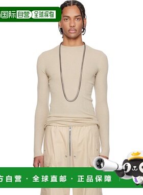 1h可退 香港直邮rick owens 瑞克 欧文斯 男士 灰白色 Temple Rib