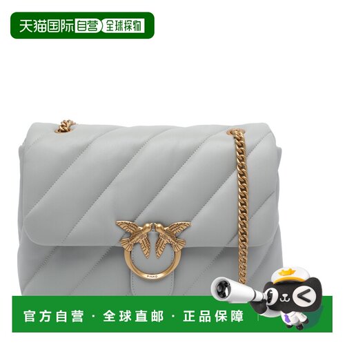 香港直邮PINKO 女士斜挎包 100037A0F2K32Q SS2026 灰色 Pinko Sh