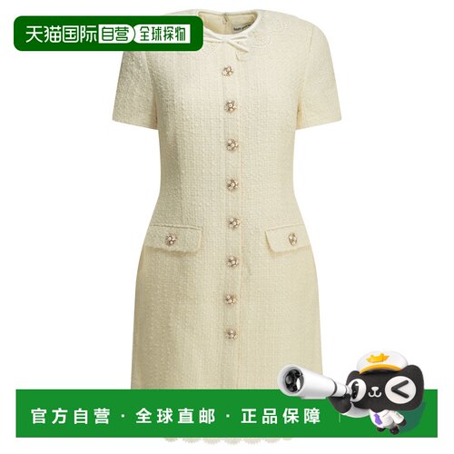 1h可退 香港直邮SELF-PORTRAIT 女士连衣裙 PF26002SBCCREAM AW20