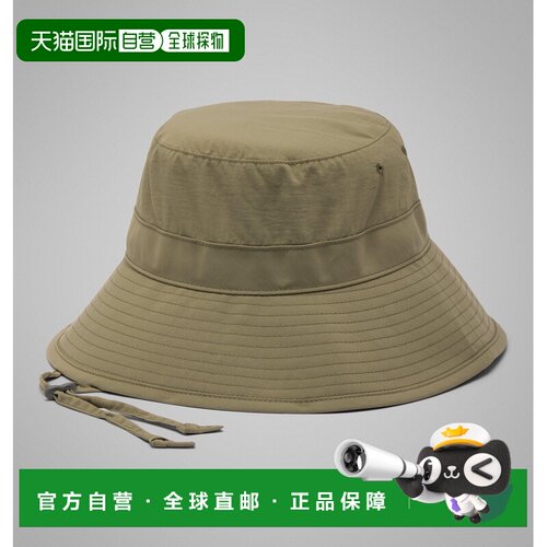 自营欧洲直邮Columbia Diamond Crest 女士军绿色宽檐防晒帽