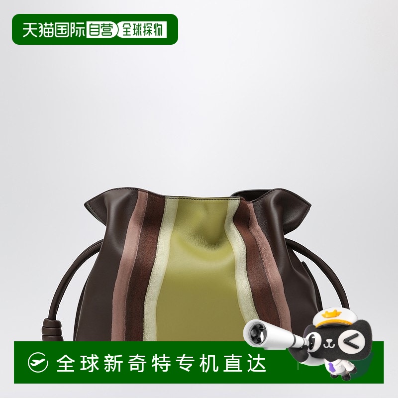 1h可退 香港直邮LOEWE 罗意威 女士 FLAMENCO 中号手包(CHOCOLATE