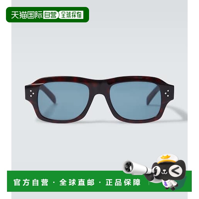 1h可退 香港直邮Celine 思琳 男士 3 HD 圆点方框太阳眼镜