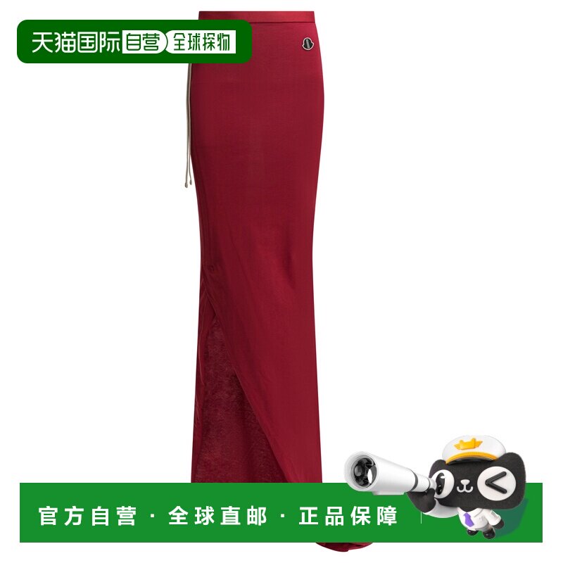 Rick Owens 贴花棉针织长款半身裙包臀裙长裙 MU01F8H0289AHD46E