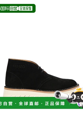 香港直邮kenzo 高田贤三 女士 脚踝靴 black黑色 舒适时尚女靴