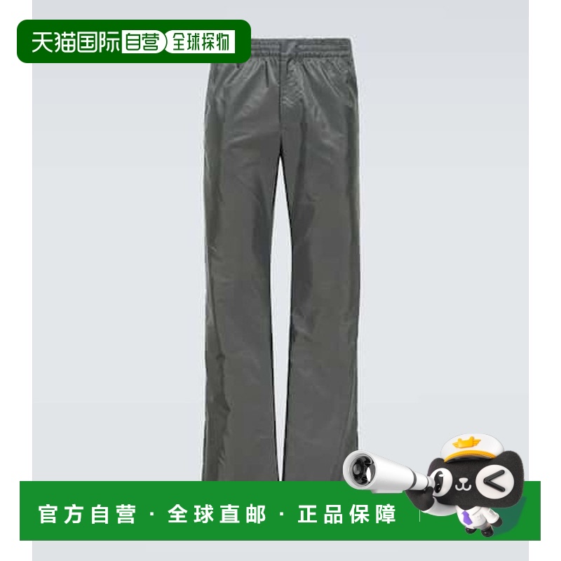 1h可退 香港直邮Prada 普拉达 男士 Re-Nylon 直筒长裤 grey灰色