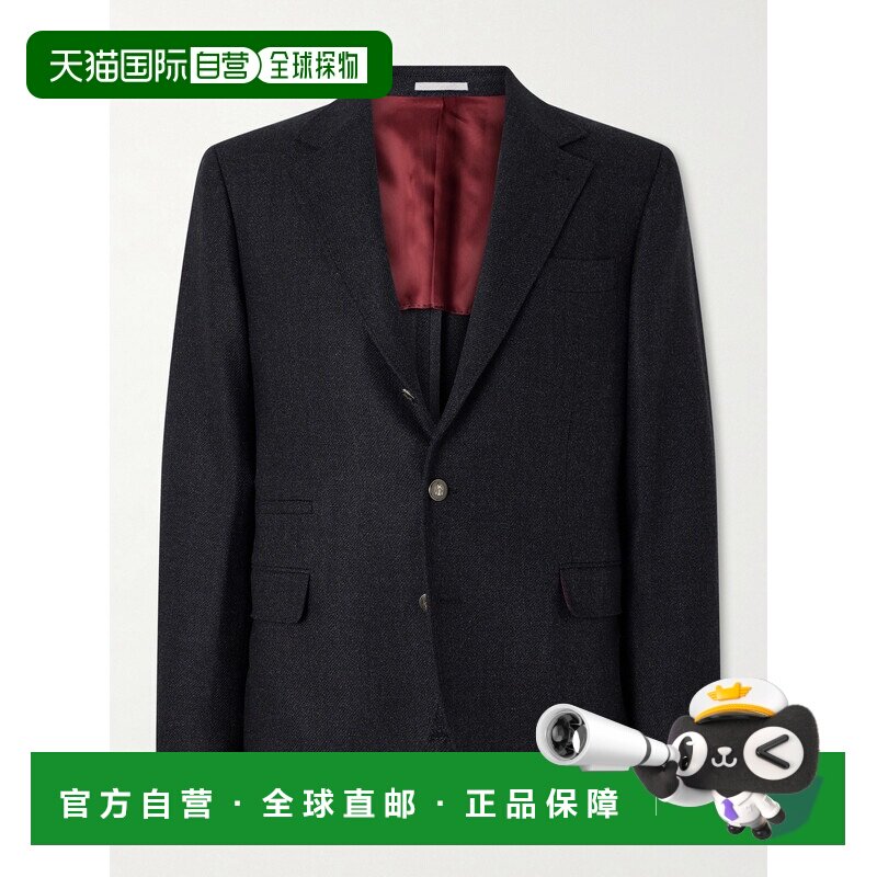 香港直邮Brunello Cucinelli 布内罗 古奇拉利 男士 初剪羊毛西装