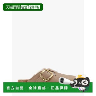 1h可退 香港直邮birkenstock 勃肯 女士 Boston 低帮绒面革凉鞋 1