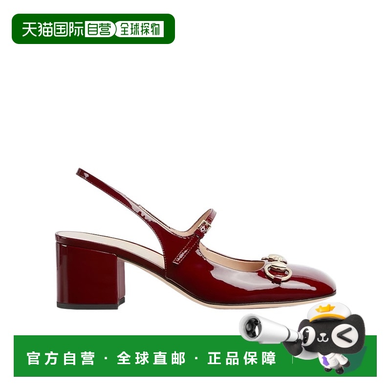 香港直邮Gucci 马衔扣高跟凉鞋单鞋高跟鞋 801893BNC80