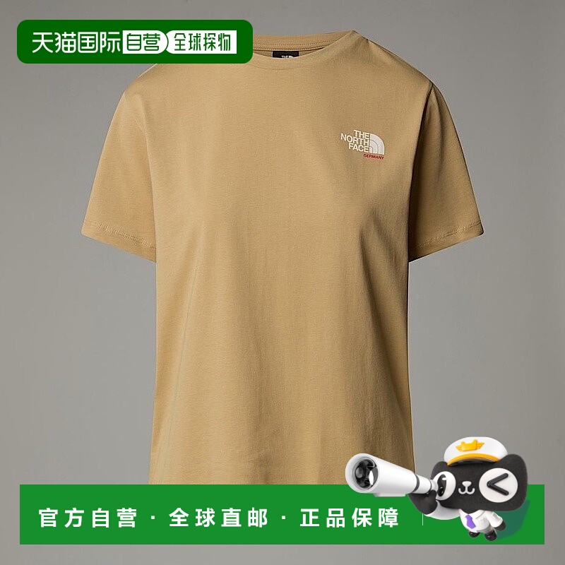 自营欧洲直邮北面德国Redbox女士T恤TheNorthFace新款纯棉