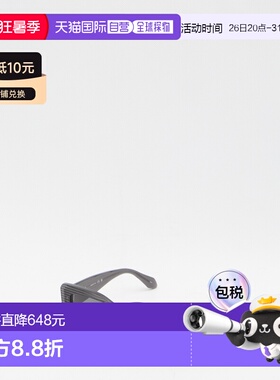 1h可退 香港直邮alaia 女士 矩形太阳眼镜 AA0078S800 grey灰色
