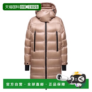 1h可退 香港直邮Moncler 盟可睐 女士 ROCHELAIRS 连帽长款羽绒夹