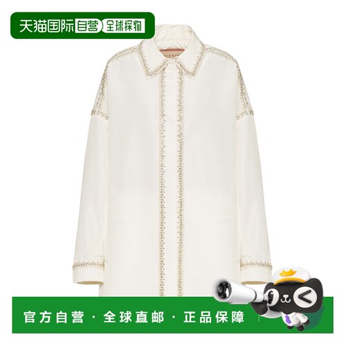 1h可退 香港直邮VALENTINO 女士外套 1B3CI0RC6DE001 AW2022 白色