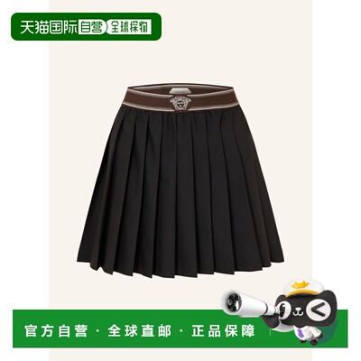 香港直邮VERSACE 女士半身裙 100316255013000 CO 花色 Pleated s