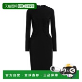 舒适时尚 香港直邮Pinko 紧身连衣裙 black黑色 品高 女士
